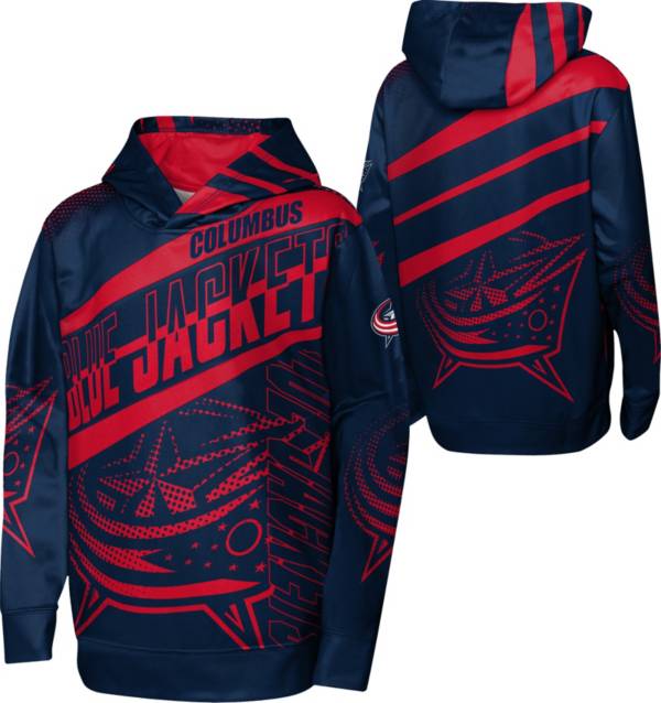 Blue jackets jersey outlet hoodie