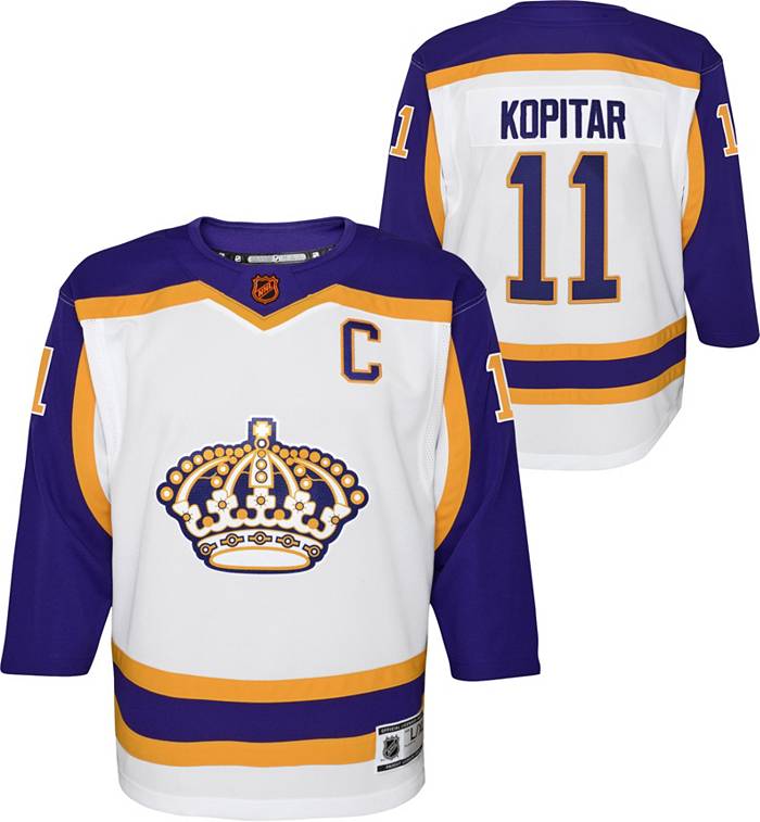 Outerstuff Youth Anze Kopitar White Los Angeles Kings Special Edition 2.0 Premier Player Jersey Size: Small