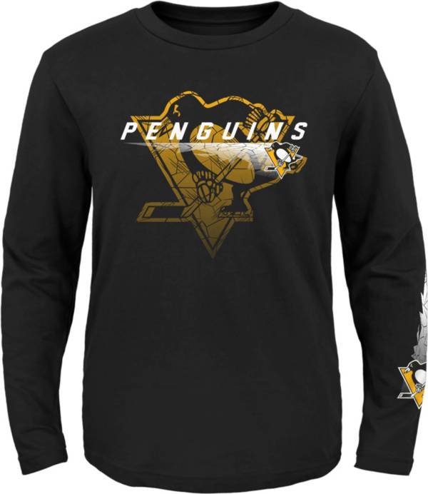 NHL Youth Pittsburgh Penguins Crooked Ice Long Sleeve Shirt product image