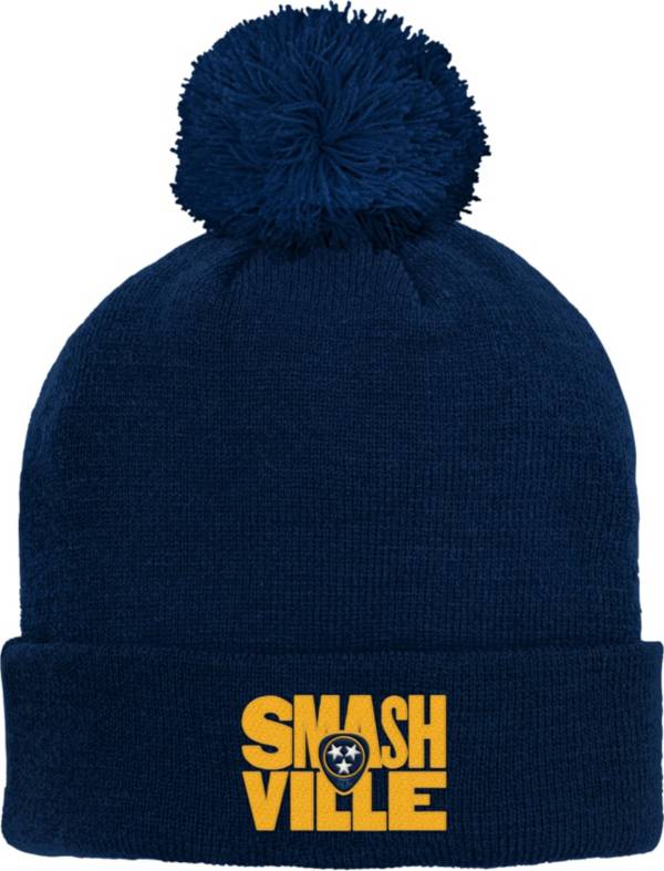 NHL Youth '21-'22 Stadium Series Nashville Predators Pom Knit Beanie