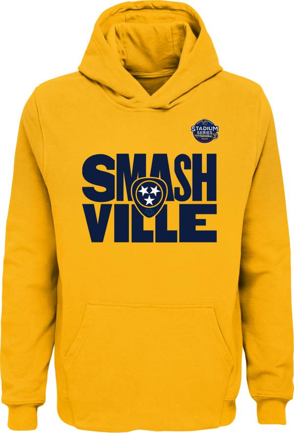 NHL Youth '21-'22 Stadium Series Nashville Predators Primary Logo Pullover Hoodie