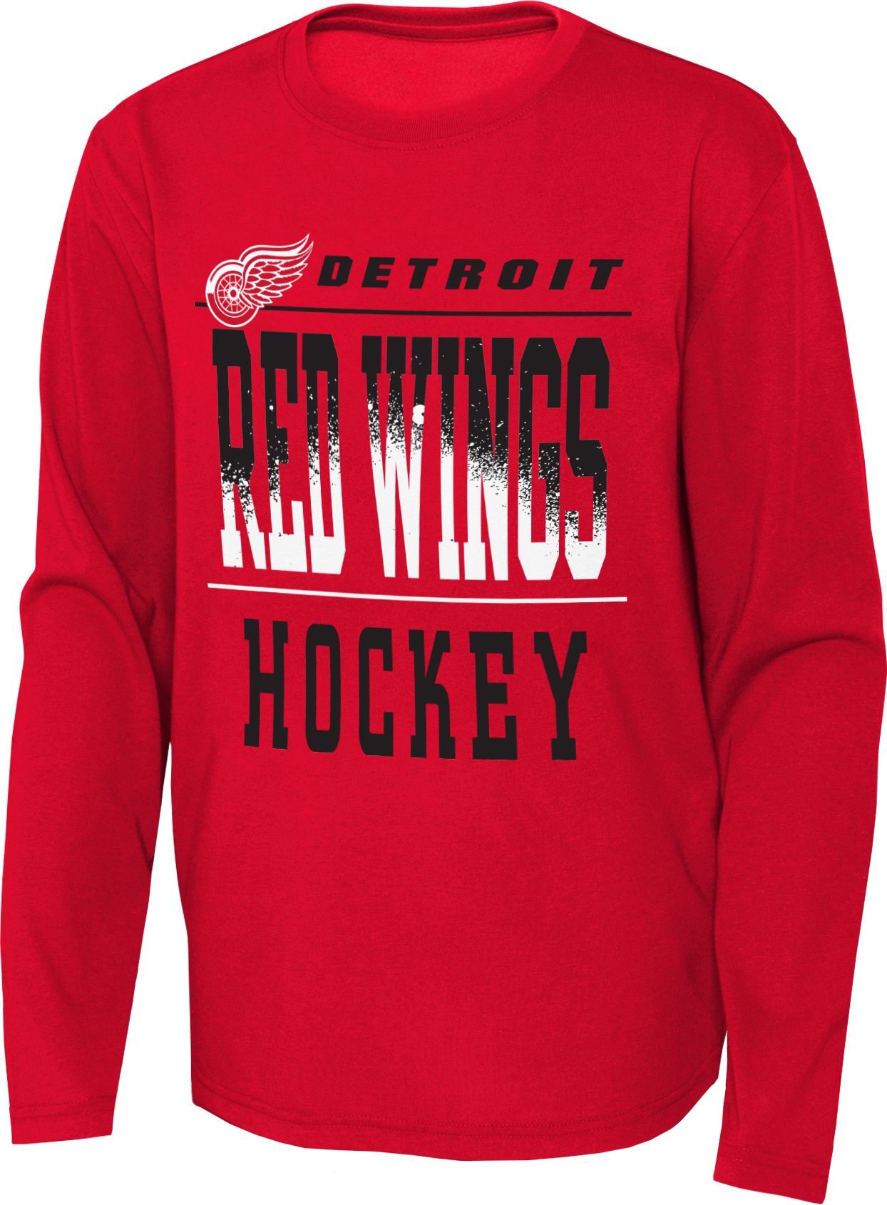 Red wings youth hockey jersey