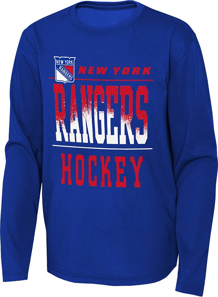 New York Rangers Youth NHL Licensed Team Apparel Replica Blank Jersey