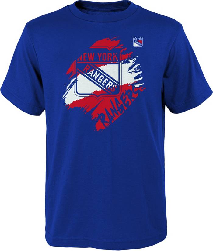 New York Rangers Men's 500 Level Chris Kreider New York Blue Shirt