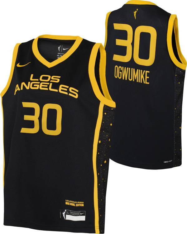 Nike Youth Los Angeles Sparks Nneka Ogwumike #30 Black Replica Jersey product image