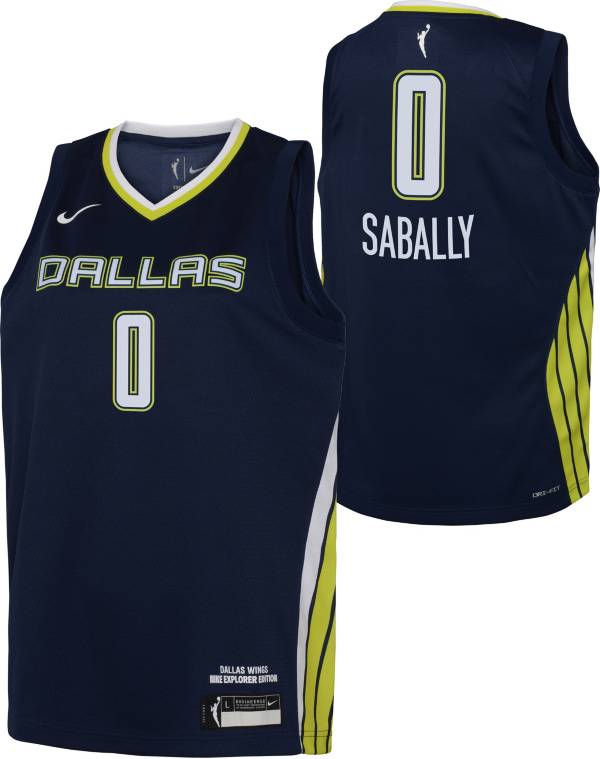 Nike Youth Dallas Wings Satou Sabally #0 Navy Replica Jersey product image