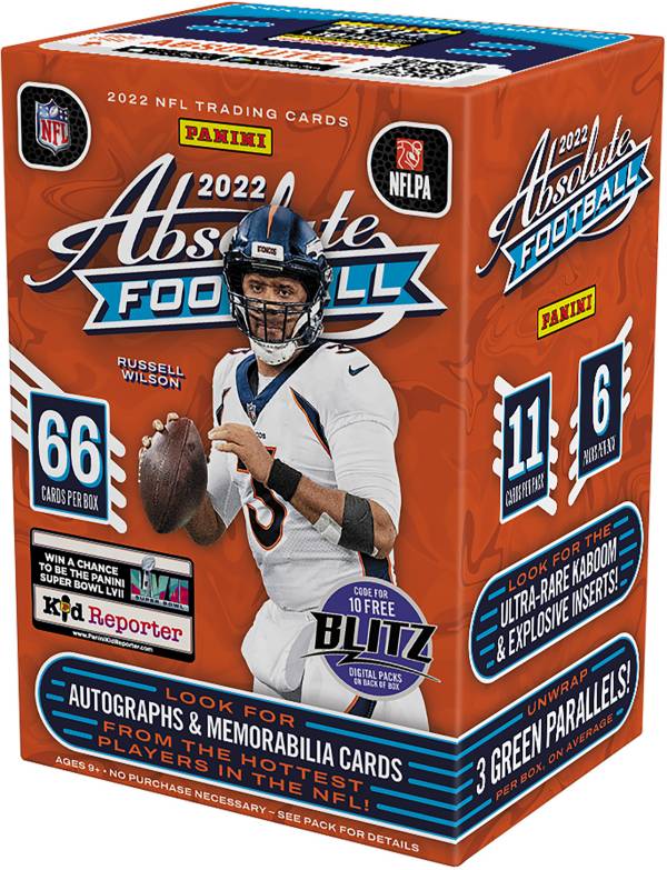 2022 Panini Absolute Football NFL Trading Card Blaster Box product image
