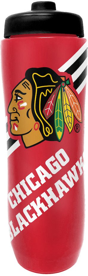 Party Animal Chicago Blackhawks 32 oz. Squeezy Water Bottle product image