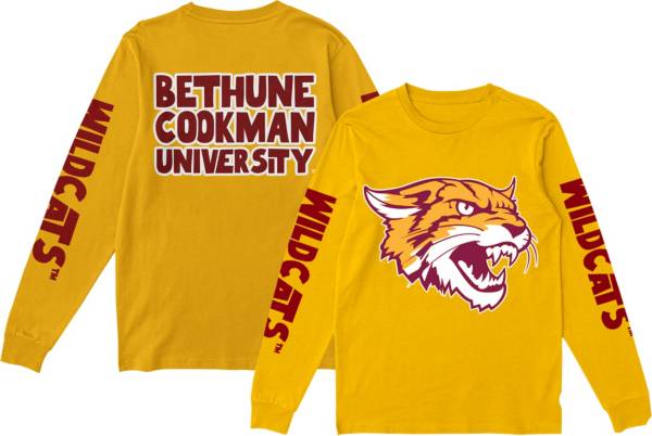 Tones of Melanin Bethune-Cookman Wildcats Gold Concert Long Sleeve T-Shirt product image
