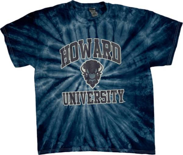 Tones of Melanin Howard Bison Blue Tie-Dye T-Shirt product image