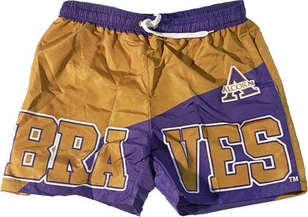 Purple and gold hot sale basketball shorts