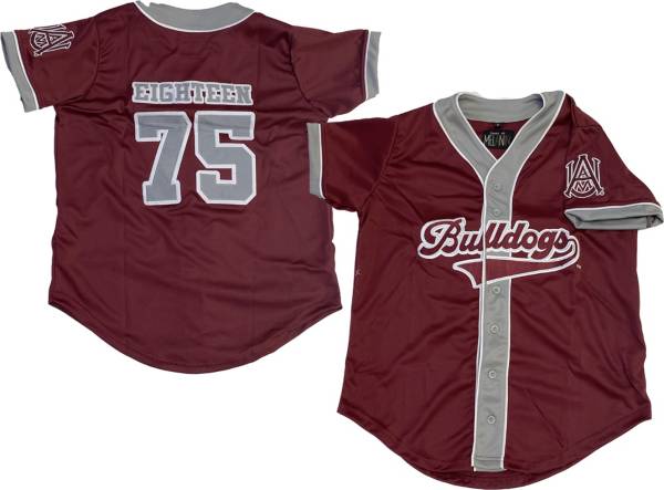 Maroon store baseball jersey