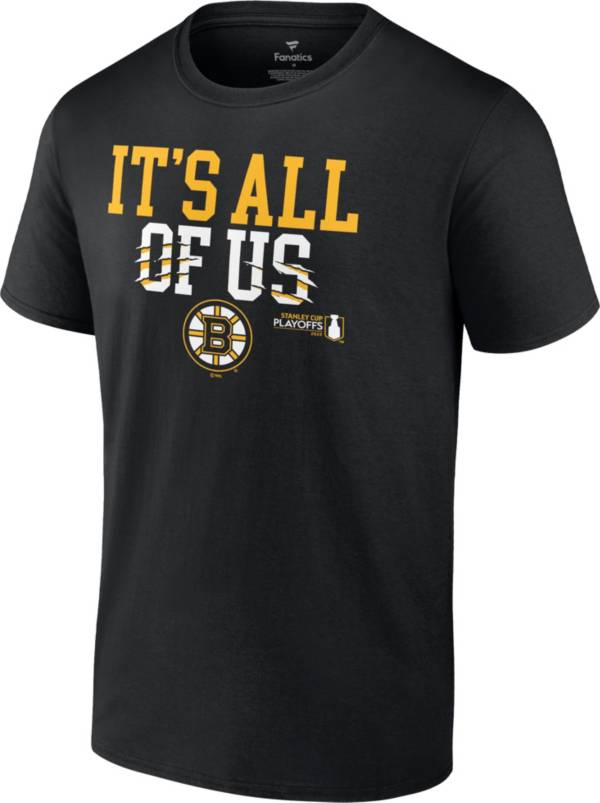NHL 2022 Stanley Cup Playoffs Boston Bruins Slogan Black T-Shirt product image