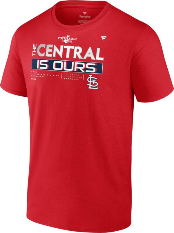 MLB Men's St. Louis Cardinals 2022 Division Champions Locker Room T-Shirt