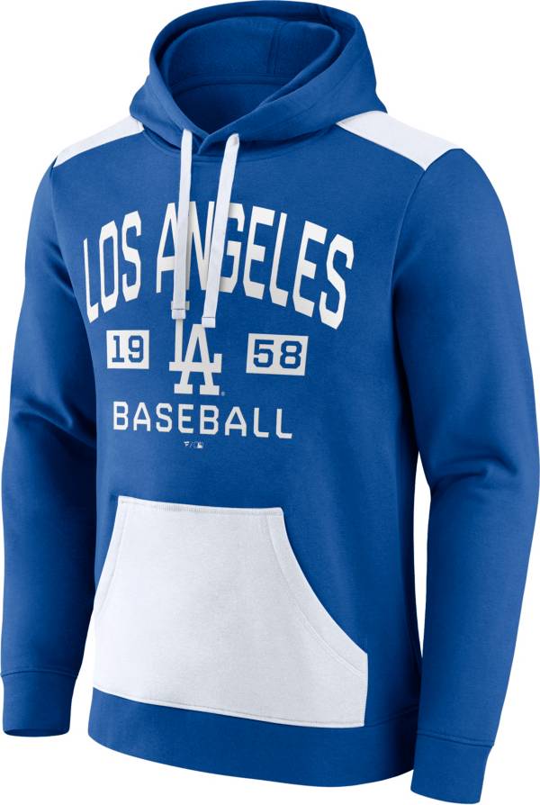Men's Fanatics Branded Royal Los Angeles Dodgers Extra Innings Pullover Hoodie Size: Medium