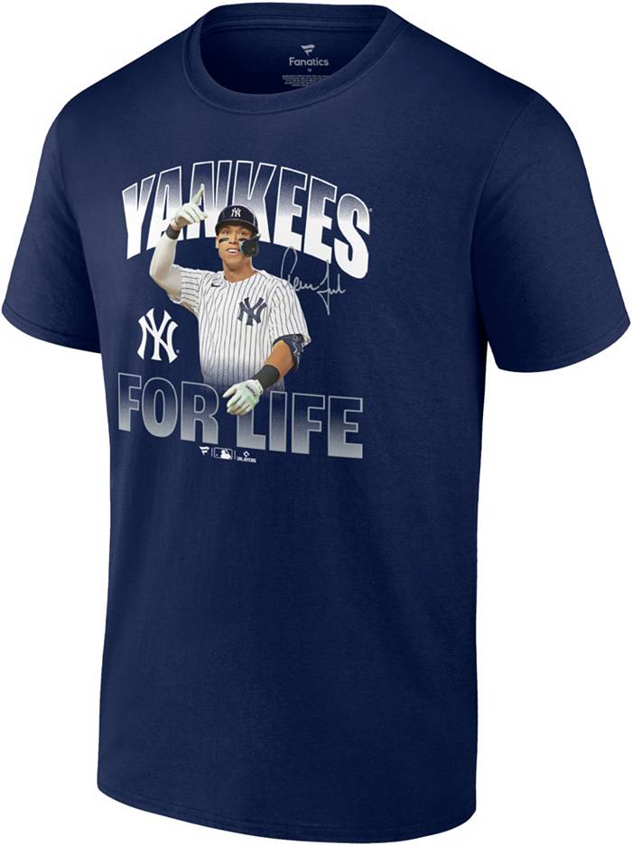 Fanatics Men's New York Yankees Navy Aaron Judge Yankees for Life