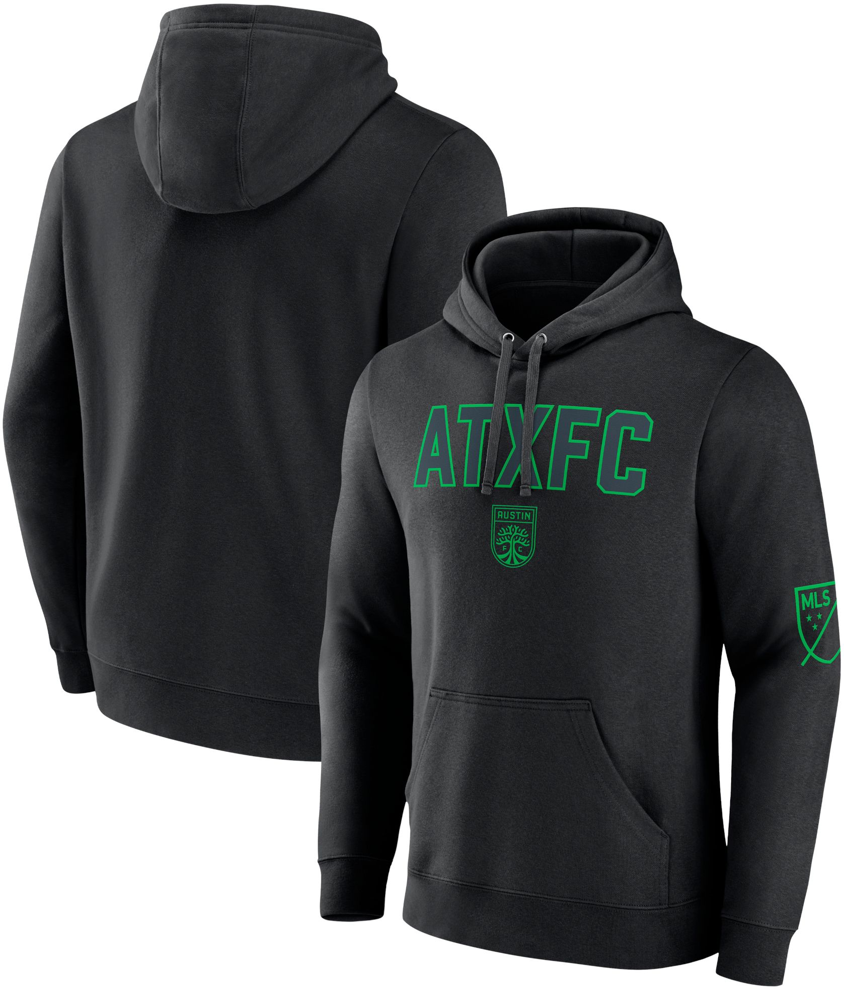 MLS Austin FC Classic Move Black Pullover Hoodie