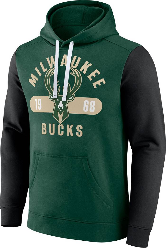 Men's Milwaukee Bucks Pro Standard White Collection Pullover Hoodie