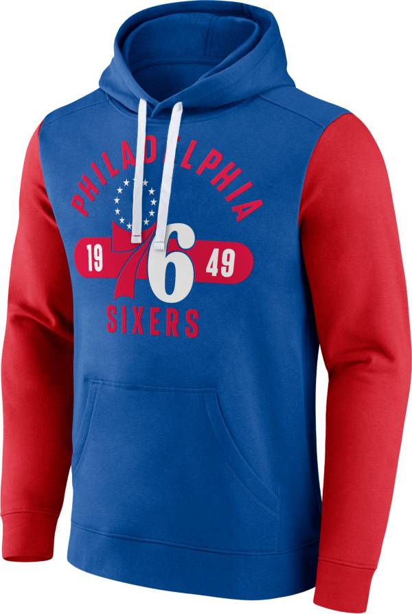 NBA Men's Philadelphia 76ers Royal Pullover Hoodie product image