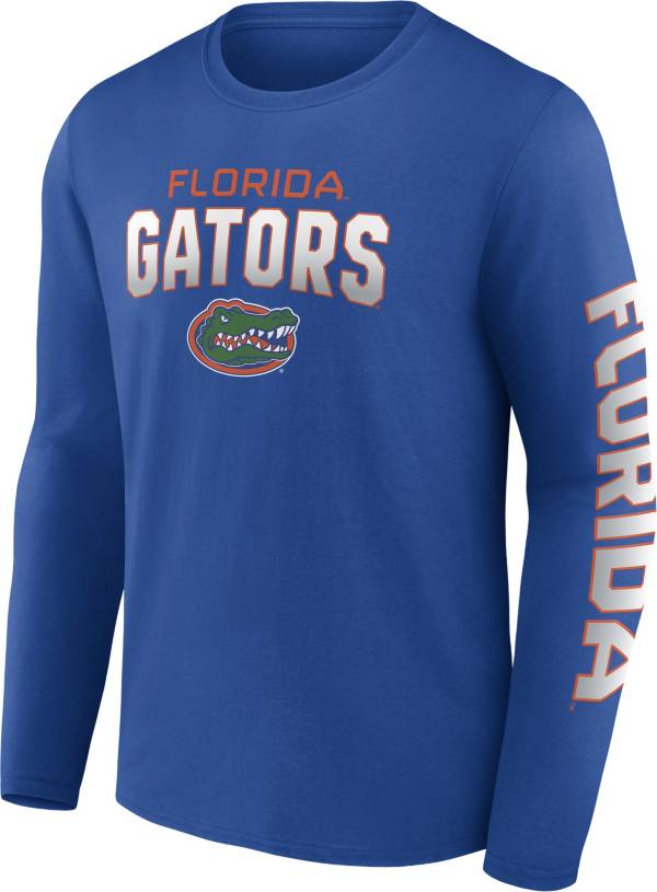 NCAA Men's Florida Gators Blue Iconic Anyone's Game Long Sleeve T-Shirt product image