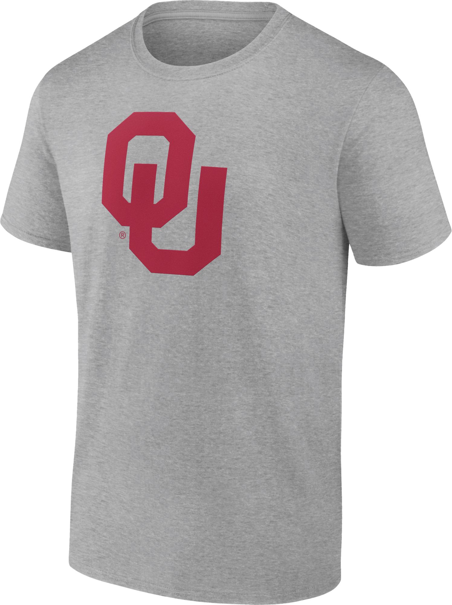 NCAA Men's Oklahoma Sooners Grey Logo T-Shirt product image