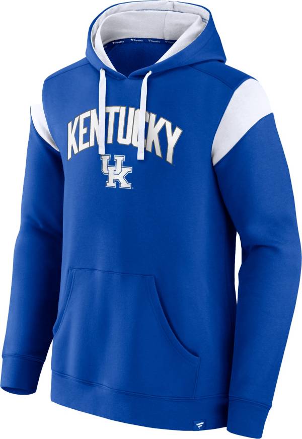 NCAA Men's Kentucky Wildcats Blue Colorblock Pullover Hoodie product image