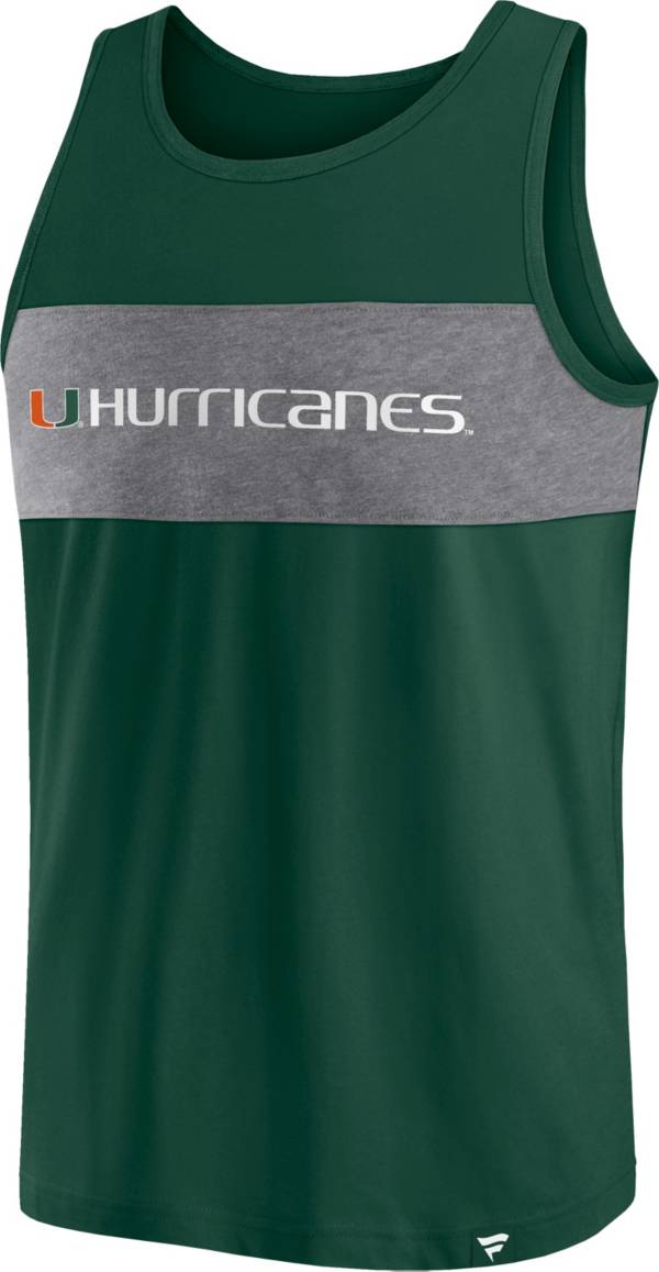 NCAA Men's Miami Hurricanes Green Iconic TankTop product image