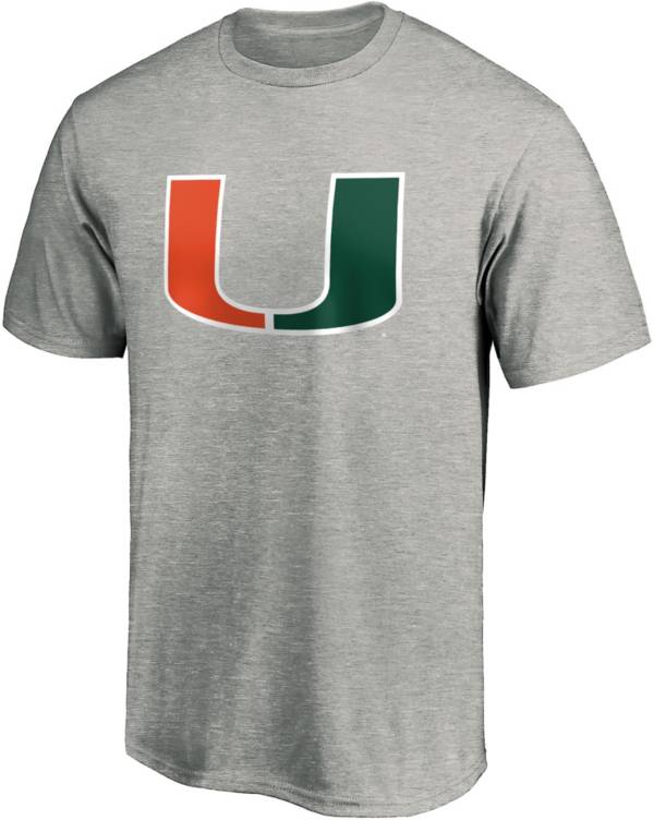 NCAA Men's Miami Hurricanes Grey Promo T-Shirt product image