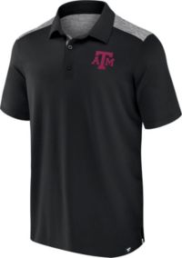 NCAA Men's Texas A&M Aggies Black Iconic Polo