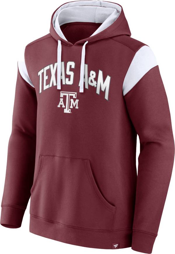 NCAA Men's Texas A&M Aggies Maroon Colorblock Pullover Hoodie product image