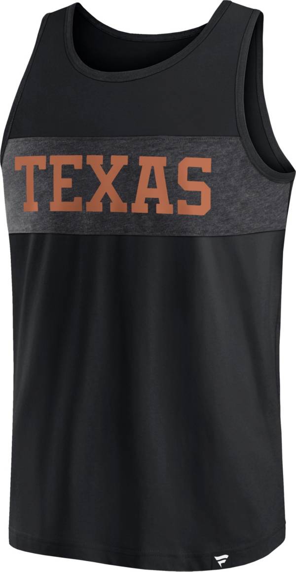 NCAA Men's Texas Longhorns Black Iconic TankTop product image