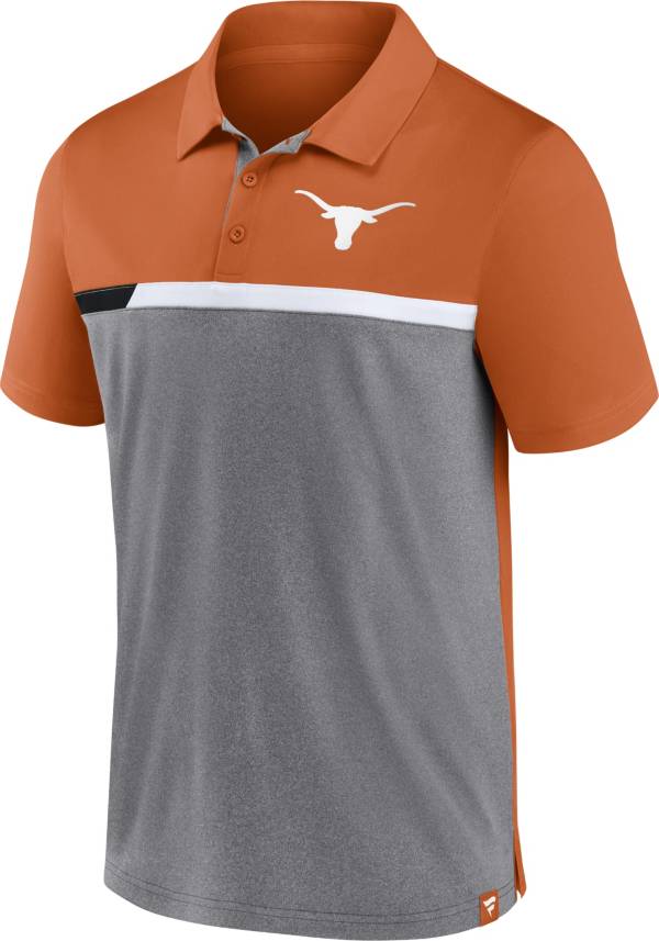 NCAA Men's Texas Longhorns Burnt Orange Iconic Poly Polo product image
