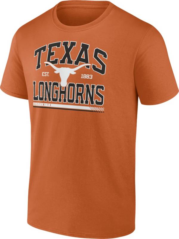 NCAA Men's Texas Longhorns Burnt Orange Modern Stack T-Shirt product image
