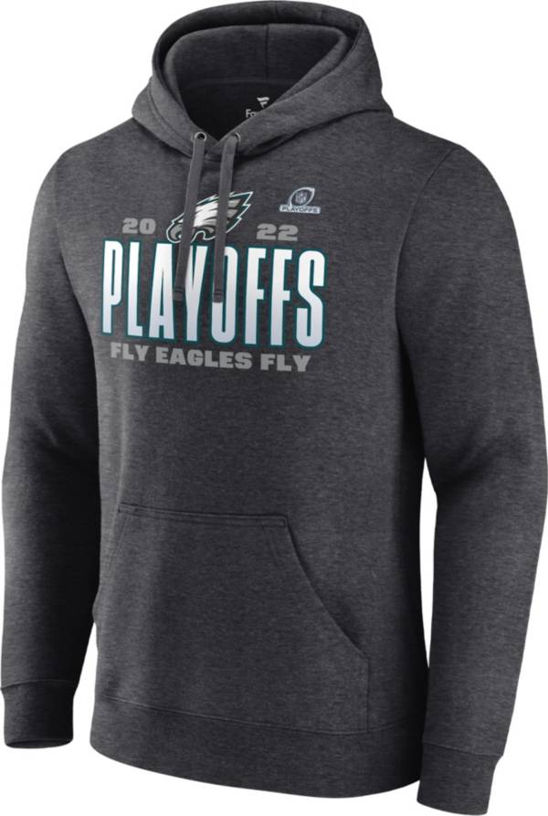 Men's Antigua Heathered Charcoal Philadelphia Eagles Team