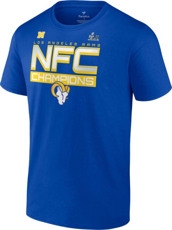 NFL Men's 2021 NFC Conference Champions Los Angeles Rams Icon Slant Big & Tall T-Shirt