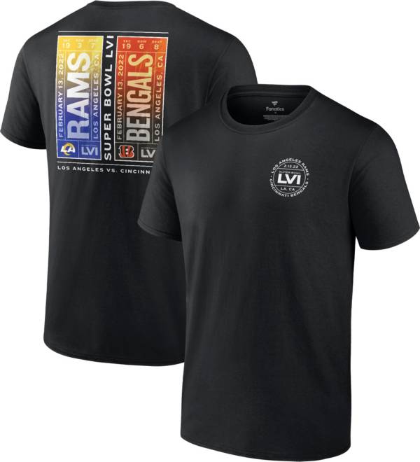 NFL 2021 Super Bowl LVI Bound Los Angeles Rams Vs. Cincinnati Bengals Duel T-Shirt