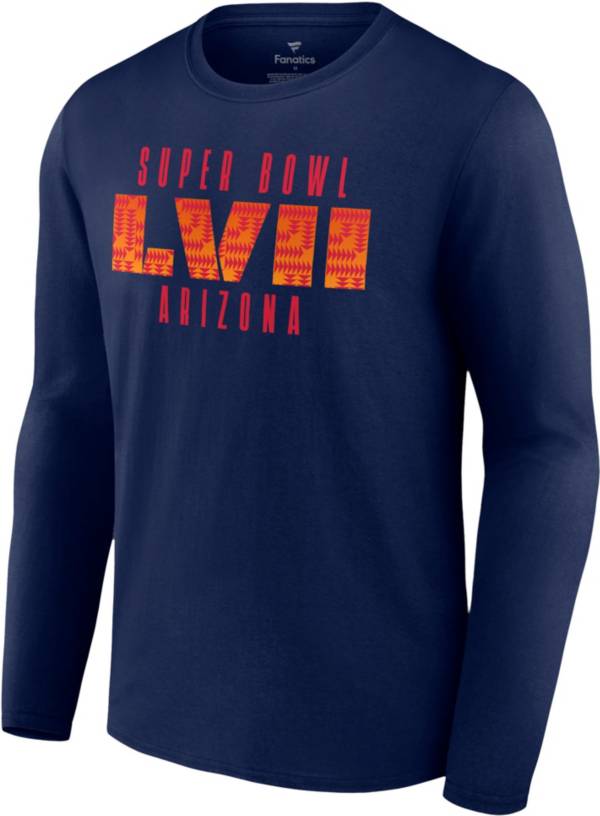 NFL Men's Super Bowl LVII Painted Sky Navy Long Sleeve T-Shirt