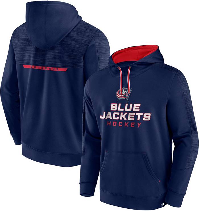 Columbus Blue Jackets Hoodie Sweatshirt Big Print Blue NHL Kids