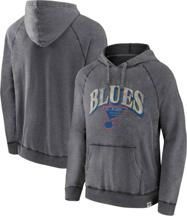 NHL St. Louis Blues Vintage Wash Storm Gray Pullover Hoodie product image