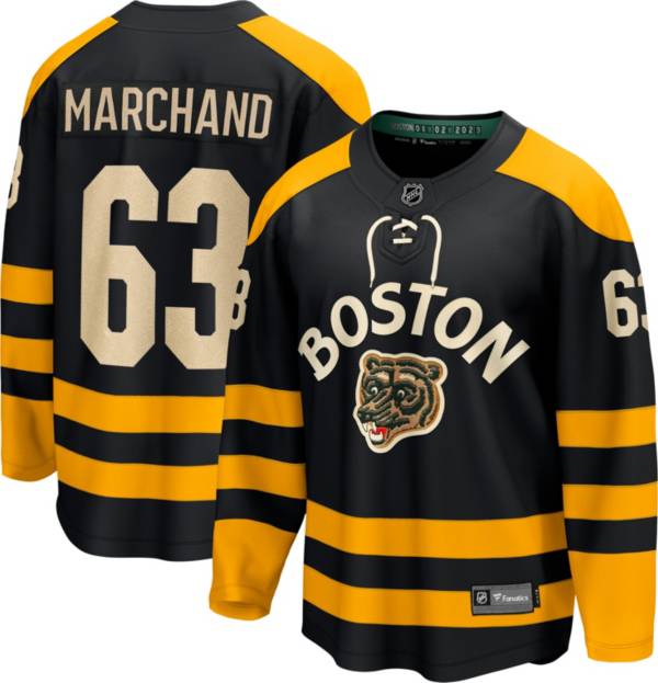 NHL '22-'23 Winter Classic Boston Bruins Brad Marchand #63 Replica Jersey product image