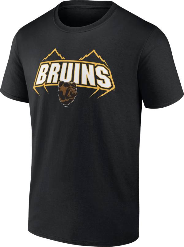 NHL Boston Bruins '22-'23 Special Edition Slub Black Lace-Up T-Shirt