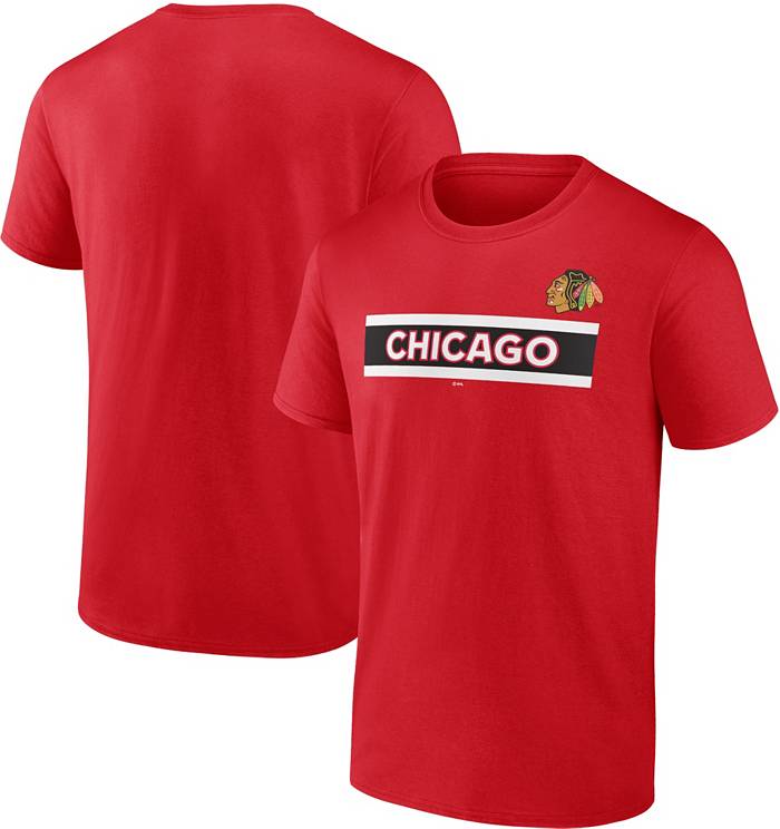 Chicago Blackhawks Sweatshirt Mens S Mitchell & Ness Crewneck Pullover Red  NHL