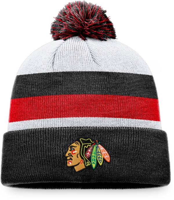 Chicago Blackhawks Reebok Beanie Knit With Pom Adult Hat