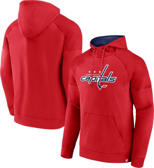 NHL Washington Capitals Iconic Defender Red/Navy Pullover Hoodie | Dick ...