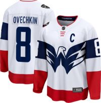 Authentic Women's Alex Ovechkin Green Jersey - #8 Hockey Washington Capitals  Salute to Service Size Small