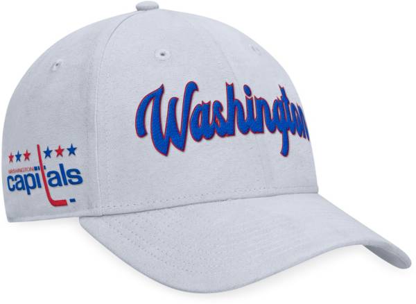 NHL Washington Capitals Vintage Suede Grey Snapback Hat