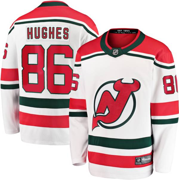 NHL Men's New Jersey Devils Jack Hughes #86 Breakaway Home Replica