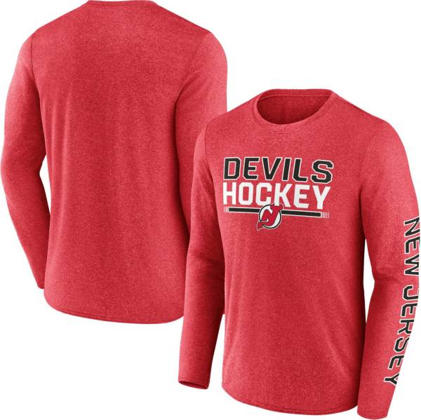 NHL New Jersey Devils Iconic Red Synthetic T-Shirt product image