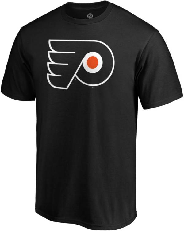 NHL Philadelphia Flyers Alternate Primary Logo Black T-Shirt product image