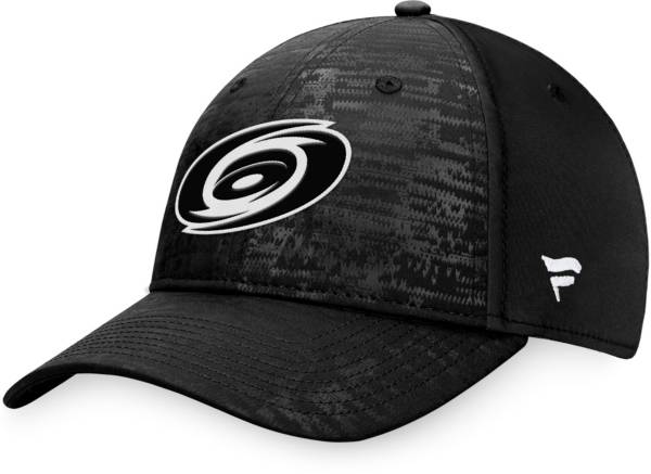 Men's Fanatics Branded Black Carolina Hurricanes Authentic Pro Rink Flex Hat